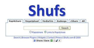 Moteur de recherche RapidShare et autres