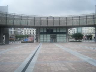 A la poursuite des cochons devins à Bruxelles : 3 (et dernier) 108 - Parlement européen - l'esplanade.JPG