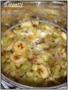 Confiture rhubarbe , bananes IMGP6091