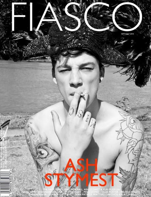 ☮ Ash Stymest, Luke Worrall & Yuri Pleskun : The Face Issue of Fiasco mag (September/October 2010) ☮