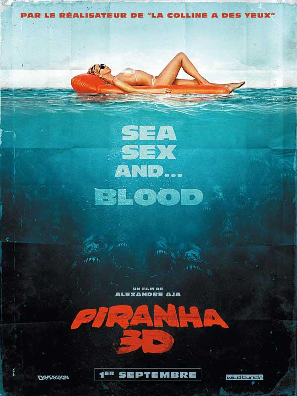 Piranha 3D d'Alexandre Aja : Bootleg très gore de 10 minutes qui annonce la couleur...du sang