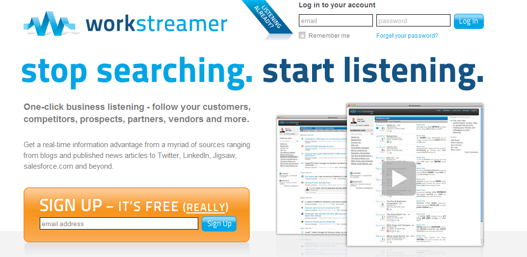 Workstreamer 1 Workstreamer: Peut-être bien l’outil de veille de demain !