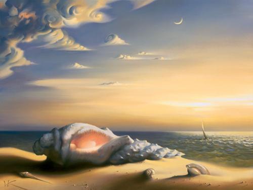 vladimir kush Le ciel est translucide (Pierre Jean Jouve)