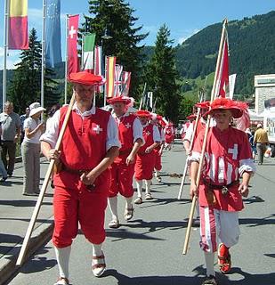 Fête nationale en Suisse.