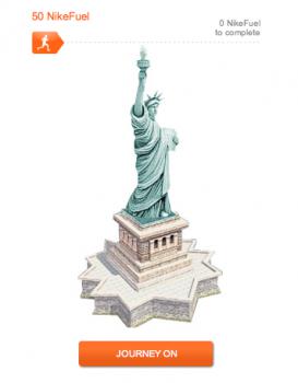NikeActive - Statue de la Liberté Nike Active – Partez à la conquête du monde