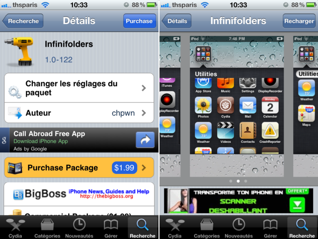 cydia-infinifolders Infinifolders, applications illimités dans les catégories iOS 4, disponible sur le Cydia Store