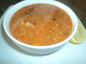 Soupe syrienne aux lentilles corail à la viande hachée – d’Oumou-Mohammed