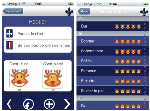 Tabarnac : expressions québécoises sur l’App Store