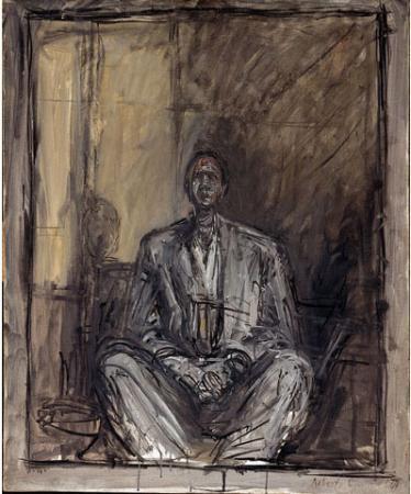 Alberto Giacometti –sculpteur mais aussi peintre et dessinateur – Eléments de biographie et œuvres peintes et dessins giacometti_jean_genet.1280459693.jpg