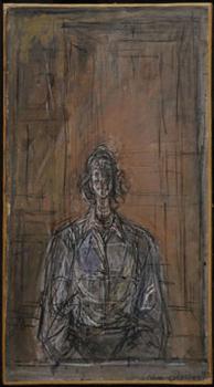 Alberto Giacometti –sculpteur mais aussi peintre et dessinateur – Eléments de biographie et œuvres peintes et dessins annette-en-blouse-rouge-1954.1280458996.jpg
