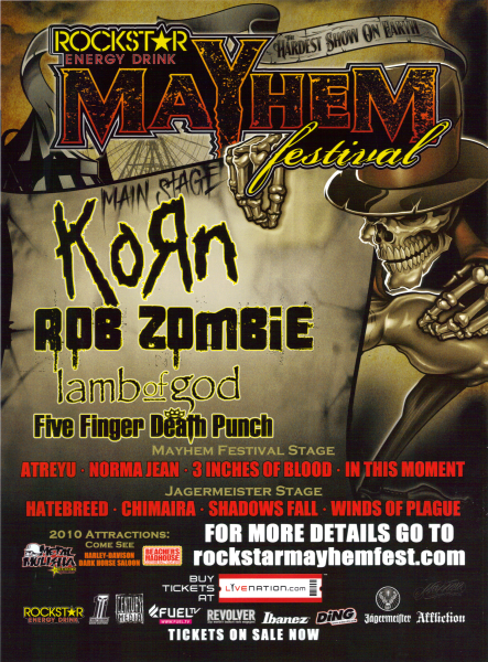 Korn au Rockstar Energy Mayhem