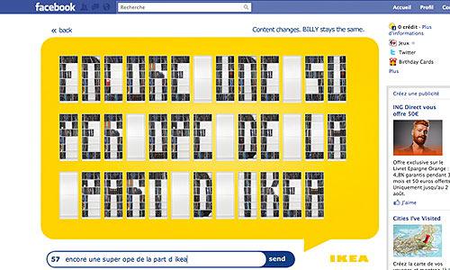 Ikea fête ses 30 ans sur Facebook photo 2 Billy, la bibliothèque dIkea, fête ses 30 ans sur Facebook…