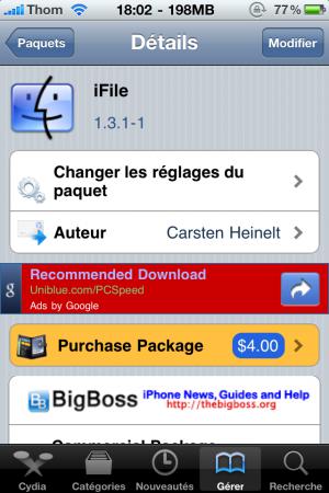 photo Astuce : Installez la dernière version d’iFile sur son iPhone jailbreaké !