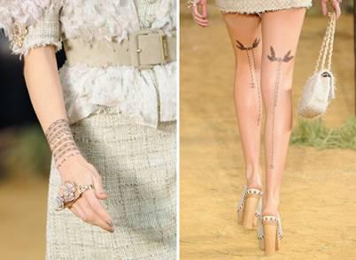 Les tatouages bijoux en or