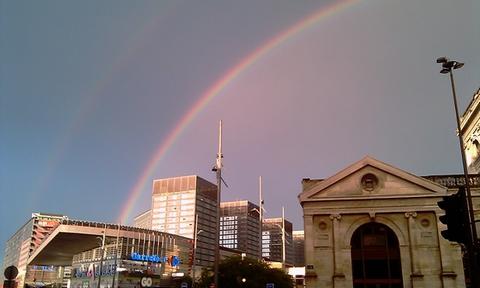 Un soir après l'averse. Un soir après l'averse.