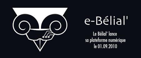 Les éditions du Belial’ se lancent dans le numérique Les éditions du Belial’ se lancent dans le numérique