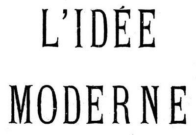 L'Idée Moderne. 1894-1895.