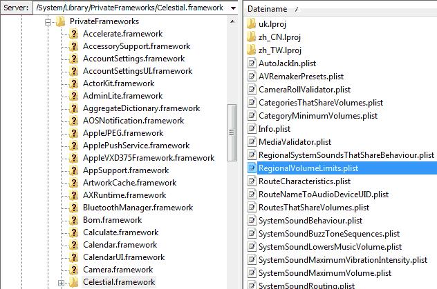 Debrider le volume de votre appareil http://actuiphone.fr/wp-content/RegionalVolumeLimits