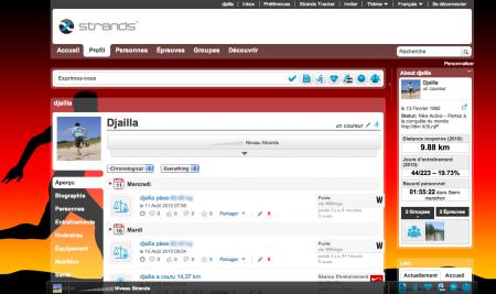 Strands - Capture Strands – Le portail en ligne des coureurs