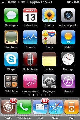 « Thème » iPhone non-jailbreaké « Thème » iPhone non-jailbreaké