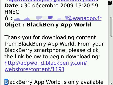 Installer de nouvelles applications sur le Blackberry Installer de nouvelles applications sur le Blackberry