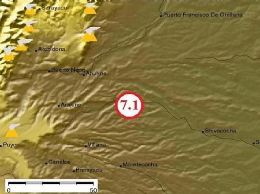 Un séisme 7.1 de magnitude dans la chaine royale andine, le 12 Août 2010 : Recrudescence prévisible du volcanisme au Pérou dès la Mi-Novembre.