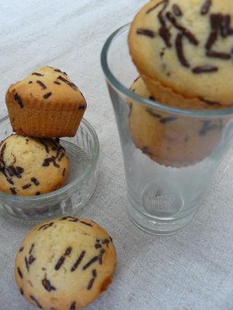 Muffins façon madeleines à la pralinoise ensemble