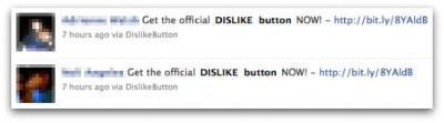 facebook-dislike-button Facebook : attention au faux bouton officiel « Je n’aime pas » !