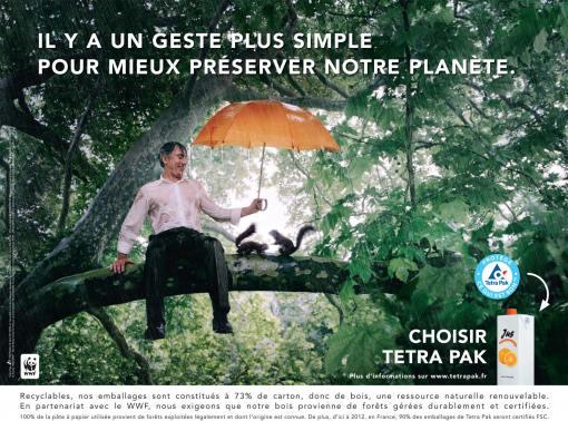 Campagne Tetra Pak « Le Geste Nature »