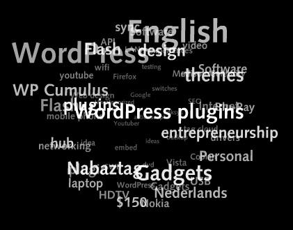 Wordpress WP Cumulus
