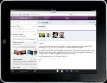 Yahoo lance son client webmail pour iPad, optimisé HTML 5...