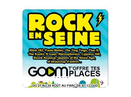 Jeu Goom Radio et PlanetePeople vous offrent des places pour le festival Rock en Seine 2010