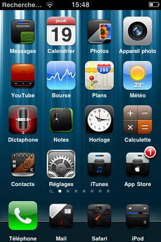Apple Think different theme sur iPhone...