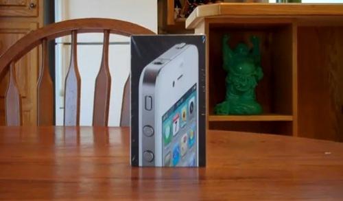 iPhone 4 blanc Premier déballage vidéo de l’iPhone 4 blanc