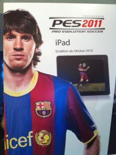 Back Camera Pro Evolution Soccer 2011 sur iPad dès octobre 2010