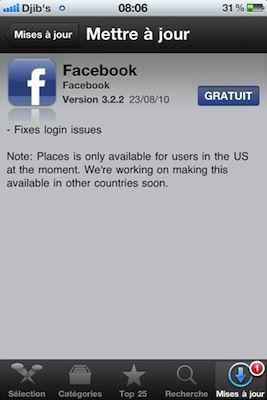 Facebook se REREmet à jour ! Facebook se REREmet à jour !