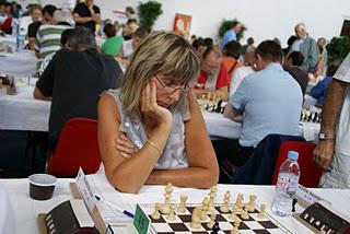 Véronique Houck en pleine concentration!