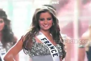 Malika Menard à Miss Univers