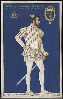 Histoire de France le XVIème le Sacre d'Henri II et de Catherine de Médicis à Saint Denis 10 juin 1549