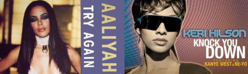 Aaliyah + Keri Hilson mashup : Try 2 Knock U Down (audio)