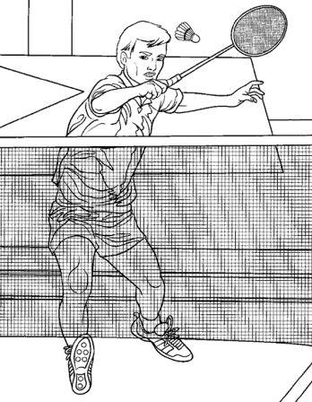 Le service au badminton