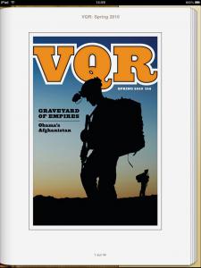 vqr-ipad1 VQR pour iPad : un magazine distribué sur l’iBookstore