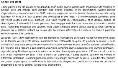..JACKY ROULLEAUet la Cave Vivante du Champignonà L'HONNE... ..JACKY ROULLEAUet la Cave Vivante du Champignonà L'HONNE...