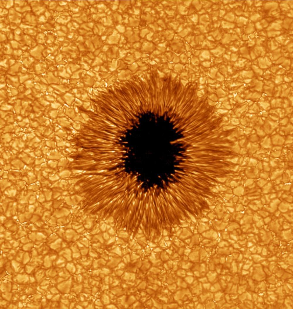 Tache solaire en haute-résolution
