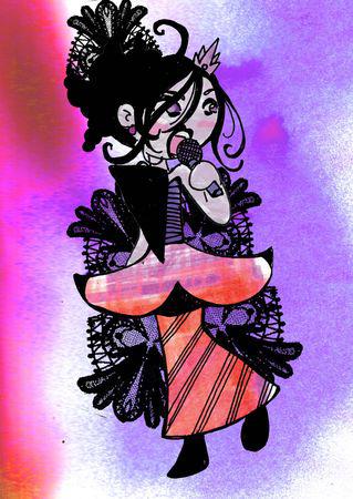 Silly Lilly chante et hante chanteuse