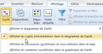 Diagramme de Gantt dans MindManager Vive la version 9 de MindManager ! (1)