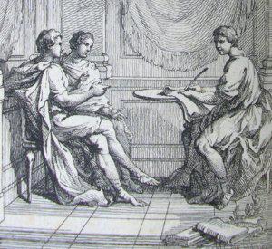 Écrire le théâtre terence1753frontispicedetail300