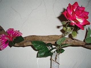 Avec des roses cela donne un effet romantique