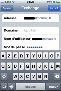 [Tuto] Configurer une adresse Hotmail en push sur l’iPhone