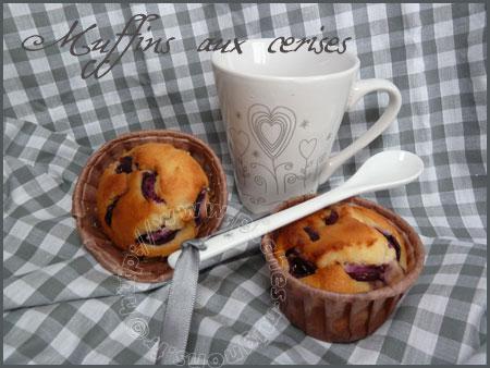 Muffins aux cerises Muffins aux cersises